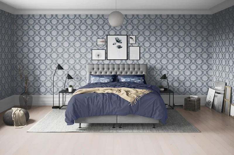 Joluma Sängpaket Fast 120x200 cm - (+Fler val) 120x200 cm Grå - Products - Möbler - Säng - Kontinentalsäng