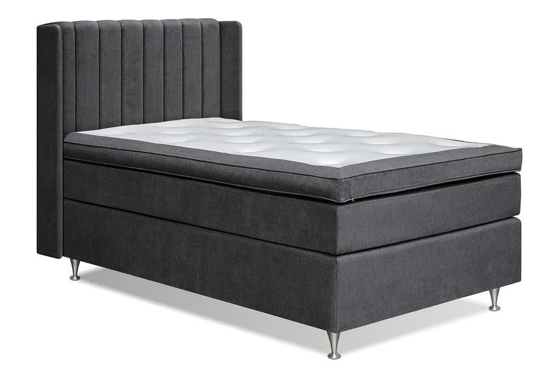 Joluma Sängpaket Fast 120x200 cm - (+Fler val) 120x200 cm Mörkgrå - Products - Möbler - Säng - Kontinentalsäng