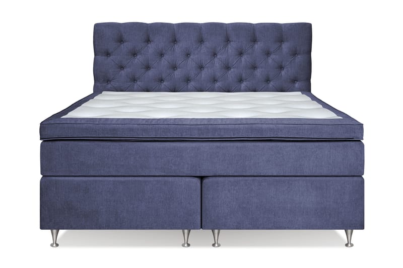 Joluma Sängpaket Fast 160x200 cm - (+Fler val) 160x200 cm Mörkblå - Products - Möbler - Säng - Enkelsäng