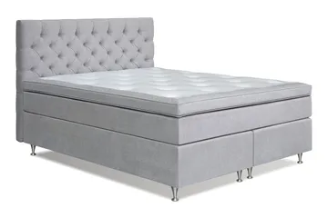 Joluma Sängpaket Fast 160x200 cm - Grå - Products - Möbler - Säng - Kontinentalsäng
