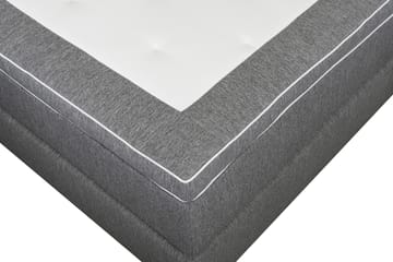 Kontinentalsäng 120 x 200 cm + sänggavel grå - Grå - Products - Möbler - Säng - Komplett sängpaket