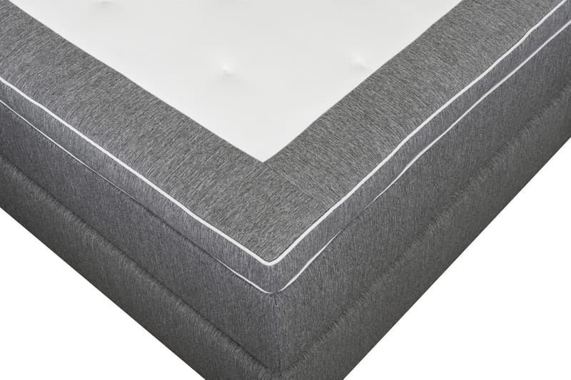 Kontinentalsäng 120 x 200 cm + sänggavel grå - Grå - Products - Möbler - Säng - Komplett sängpaket