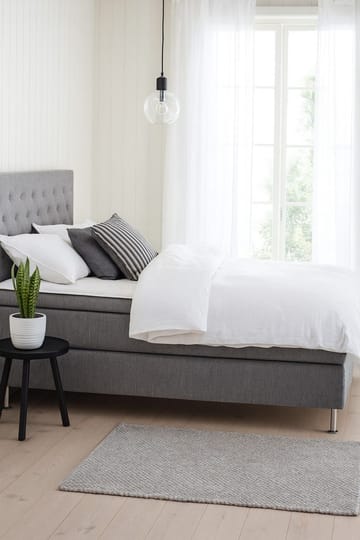 Kontinentalsäng 120 x 200 cm + sänggavel grå - Grå - Products - Möbler - Säng - Komplett sängpaket
