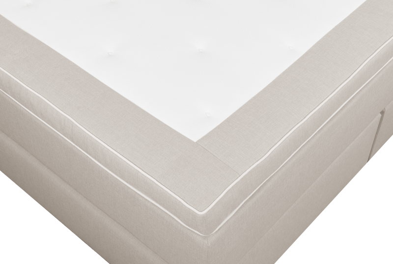 Kontinentalsäng 180x200 cm beige pocketfjädning 5 zoner - Beige zeugma v149 - Products - Möbler - Säng - Kontinentalsäng