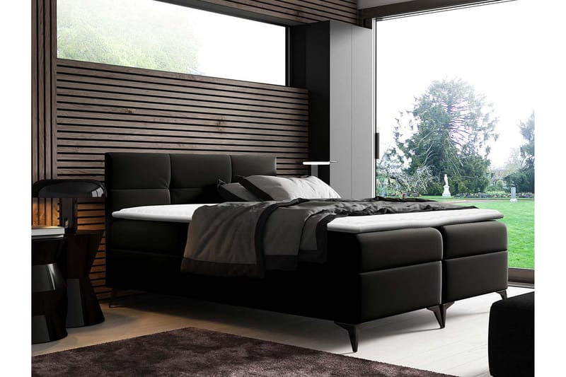 Leckersbo Sängpaket Kontinentalsäng 160x200 cm - Svart - Products - Möbler - Säng - Komplett sängpaket
