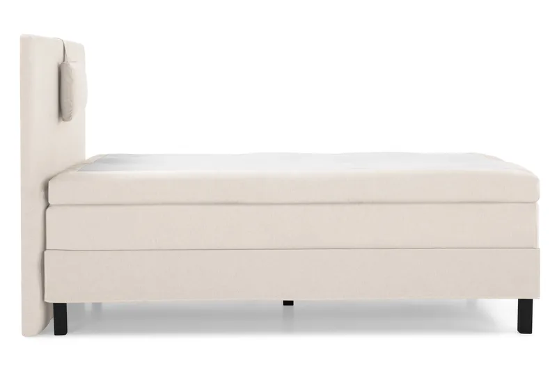 Lucky Komplett Sängpaket 120x200 Latex Slät Sänggavel  Na - Nackkudde Liten Beige - Products - Möbler - Säng - Enkelsäng
