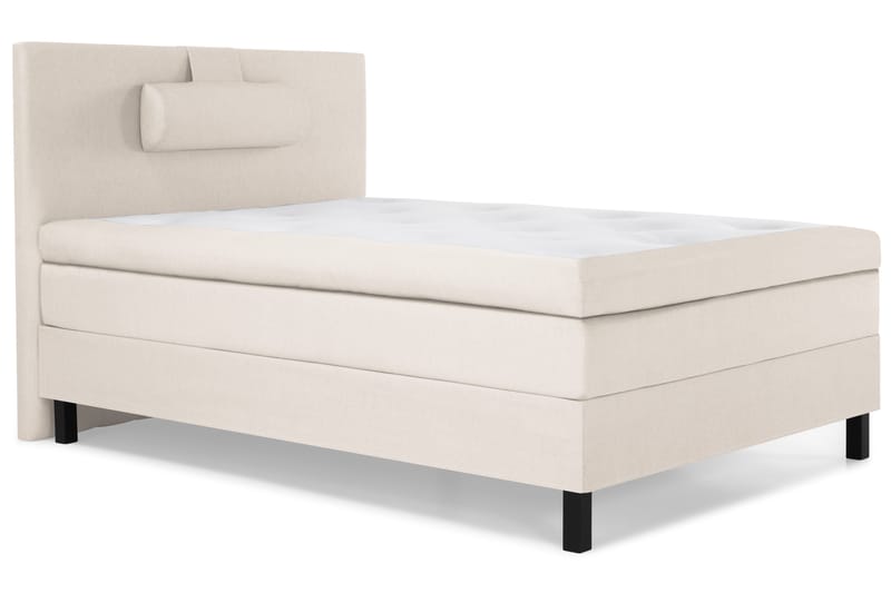 Lucky Komplett Sängpaket 120x200 Latex Slät Sänggavel - Nackkudde Stor Beige - Products - Möbler - Säng - Enkelsäng