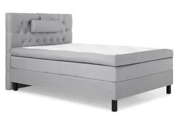 Lucky Komplett Sängpaket 120x200 Memory Diamant Sänggavel - Nackkudde Stor Mellangrå - Products - Möbler - Säng - Enkelsäng