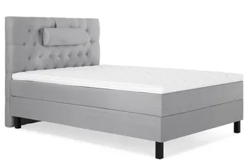 Lucky Komplett Sängpaket 120x200 Skum Diamant Sänggavel - Nackkudde Stor Mellangrå - Products - Möbler - Säng - Enkelsäng