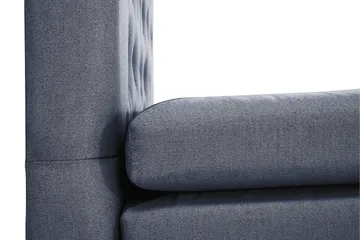 Lucky Komplett Sängpaket 120x200 Polyeter Slät Sänggavel - Nackkudde Liten Mörkblå - Products - Möbler - Säng - Enkelsäng