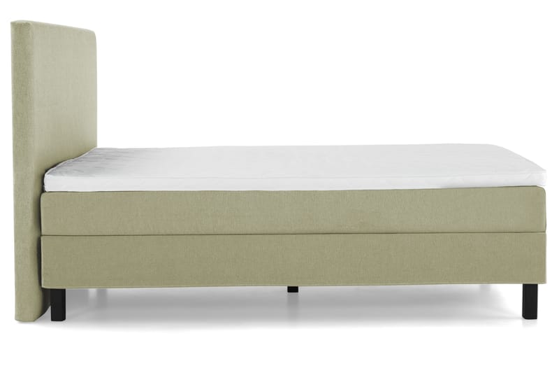 Lucky Komplett Sängpaket 140x200 Skum Slät Sänggavel - Grön - Products - Möbler - Säng - Kontinentalsäng