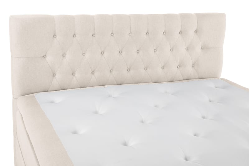 Lucky Komplett Sängpaket 160x200 Memory Diamant Sänggavel - Beige - Products - Möbler - Säng - Kontinentalsäng