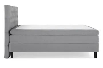 Lucky Komplett Sängpaket 160x200 Polyeter Diamant Sänggavel - Grå - Products - Möbler - Säng - Kontinentalsäng