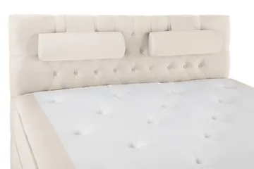 Lucky Komplett Sängpaket 180x200 Polyeter Diamant Sänggavel - Nackkudde Stor Beige - Products - Möbler - Säng - Kontinentalsäng