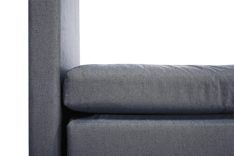 Lucky Kontinentalsäng 150x200Polyeter - Mörkblå - Products - Möbler - Säng - Kontinentalsäng