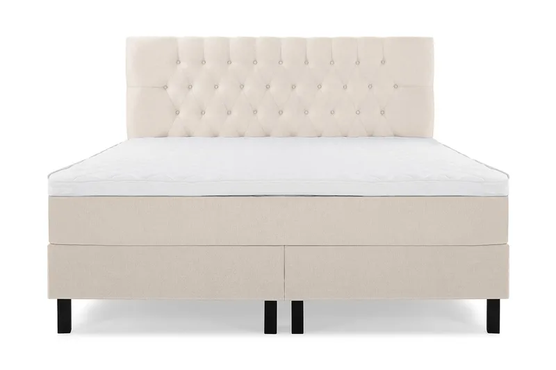 Lucky Kontinentalsäng 160x200 cm - Beige - Products - Möbler - Säng - Kontinentalsäng