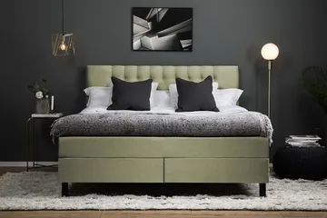 Lucky Kontinentalsäng 160x200 cm - Grön - Products - Möbler - Säng - Kontinentalsäng