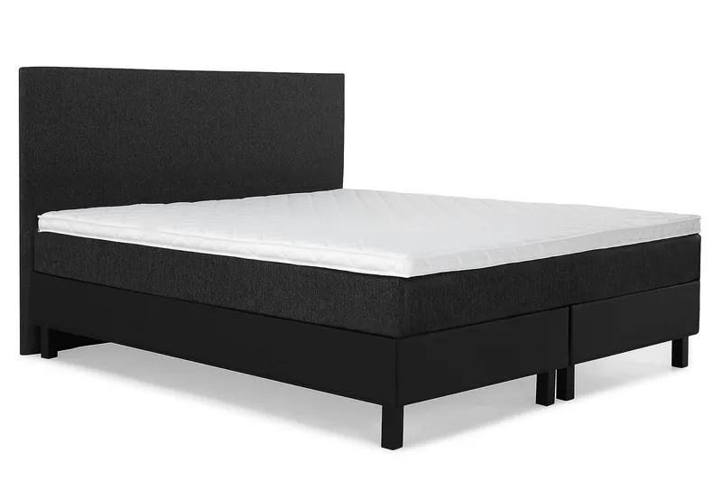 Lucky Kontinentalsäng 160x200 Skum - Svart/Grå - Products - Möbler - Säng - Kontinentalsäng