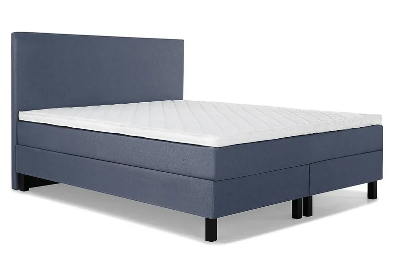 Lucky Kontinentalsäng 160x200Skum - Mörkblå - Products - Möbler - Säng - Kontinentalsäng