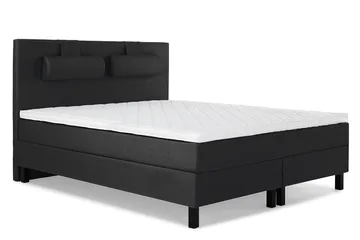 Lucky Kontinentalsäng 160x200Skum - Svart/Grå - Products - Möbler - Säng - Kontinentalsäng
