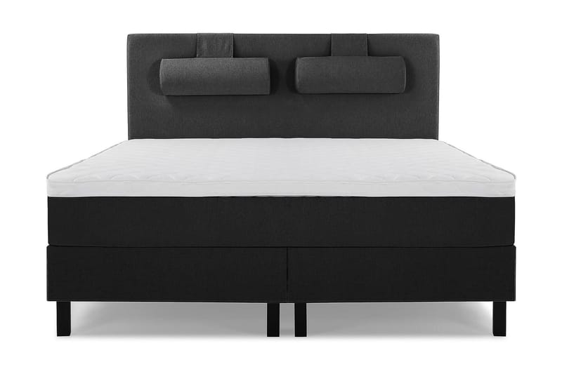 Lucky Kontinentalsäng 160x200Skum - Svart/Grå - Products - Möbler - Säng - Kontinentalsäng