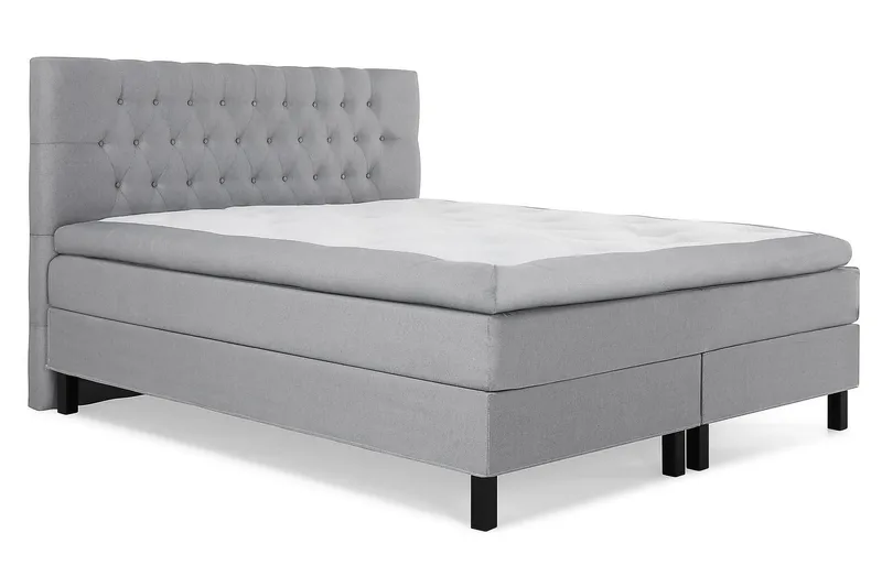 Lucky Kontinentalsäng 180x200 cm - Mellangrå - Products - Möbler - Säng - Kontinentalsäng
