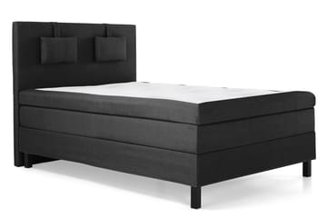 Lucky Sängpaket 140x200 LatexSlät Sänggavel - Svart/Grå - Products - Möbler - Säng - Kontinentalsäng