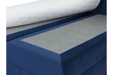 Lyckorna Kontinentalsäng 140x200 cm LED-belysning - Grå - Products - Möbler - Säng - Säng med förvaring