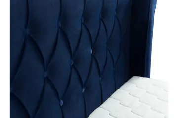 Lyckorna Kontinentalsäng 180x200 cm LED-belysning - Grå - Products - Möbler - Säng - Säng med förvaring