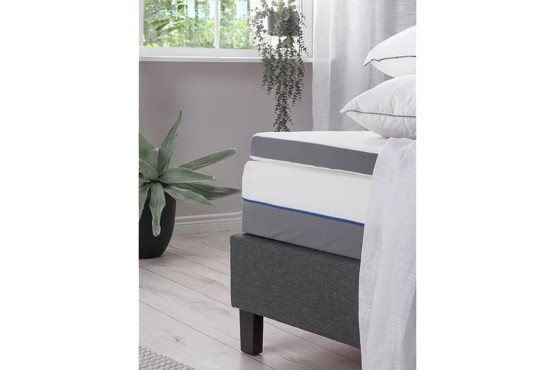 Comfy Bäddmadrass 160200 cm Vit  Vit - Vit - Products - Möbler - Säng - Madrass - Bäddmadrass