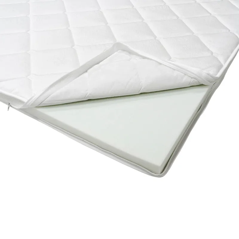 HVILA Bäddmadrass 160x200 cm – 7 cm Mjuk/Medium Polyeterskum, Vändbar Sommar- & Vintersida, Tvättbar Klädsel - Products - Möbler - Säng - Madrass - Bäddmadrass