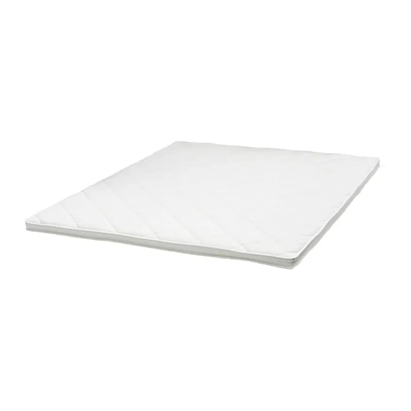 HVILA Bäddmadrass 180x200 cm – 7 cm Mjuk/Medium Polyeterskum, Vändbar Sommar- & Vintersida, Tvättbar Klädsel