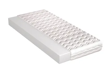 Manetto Madrass 180x200 Skum15 cm - Vit - Products - Möbler - Säng - Madrass - Skummadrass
