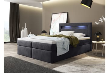 Oscar Sängpaket 160x200cm LED-belysning - Products - Möbler - Säng - Kontinentalsäng