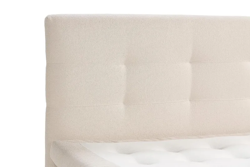 Oslo Lyx Kontinentalsäng Boucle 140x200 - Ljusbeige - Products - Möbler - Säng - Kontinentalsäng