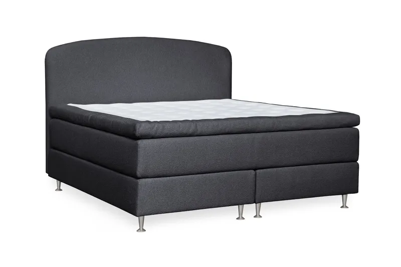 Oslo Lyx Sängpaket 180 curved loop 20, Svart