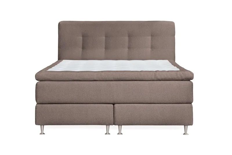 Oslo Lyx Sängpaket 180 knappar loop 8, Ljusbrun