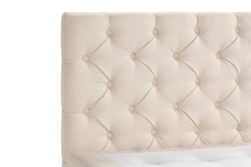 Oslo Lyx Sängpaket Boucle 120x200 Djuphäftad gavel - Ljusbeige - Products - Möbler - Säng - Kontinentalsäng