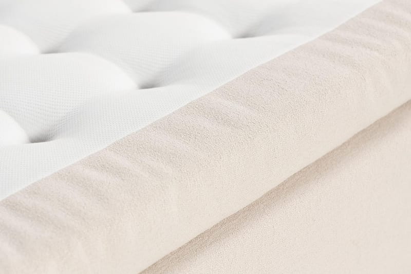 Oslo Lyx Sängpaket Boucle 120x200 Djuphäftad gavel - Ljusbeige - Products - Möbler - Säng - Kontinentalsäng
