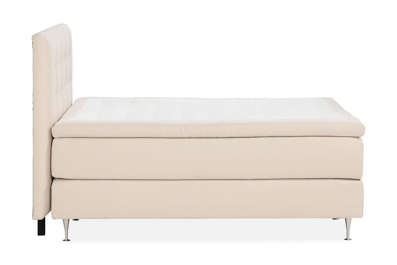 Oslo Lyx Sängpaket Boucle 180x200 Knappad gavel - Beige - Products - Möbler - Säng - Kontinentalsäng