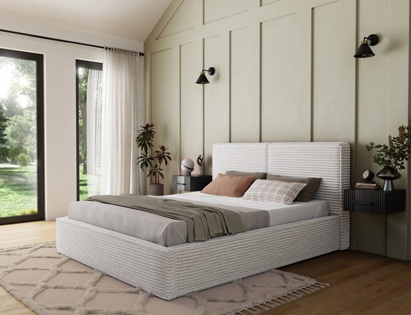 Pesillo Sängram med förvaring 140x200 cm - svart - Products - Möbler - Säng - Säng med förvaring