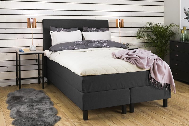 Princess Kontinentalsäng 120x200cm - Grå - Products - Möbler - Säng - Kontinentalsäng