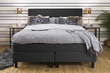 Princess Kontinentalsäng 160x200cm - Grå - Products - Möbler - Säng - Kontinentalsäng