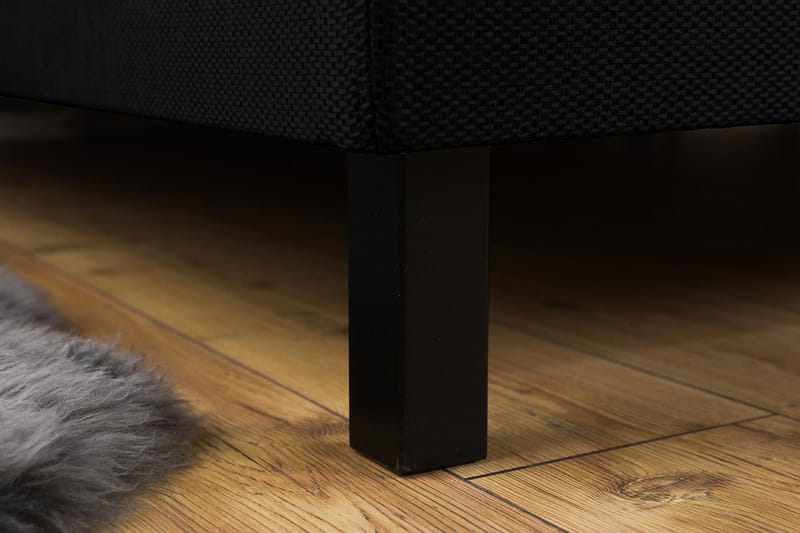 Princess Kontinentalsäng 160x200cm - Svart - Products - Möbler - S äng - Kontinentalsäng