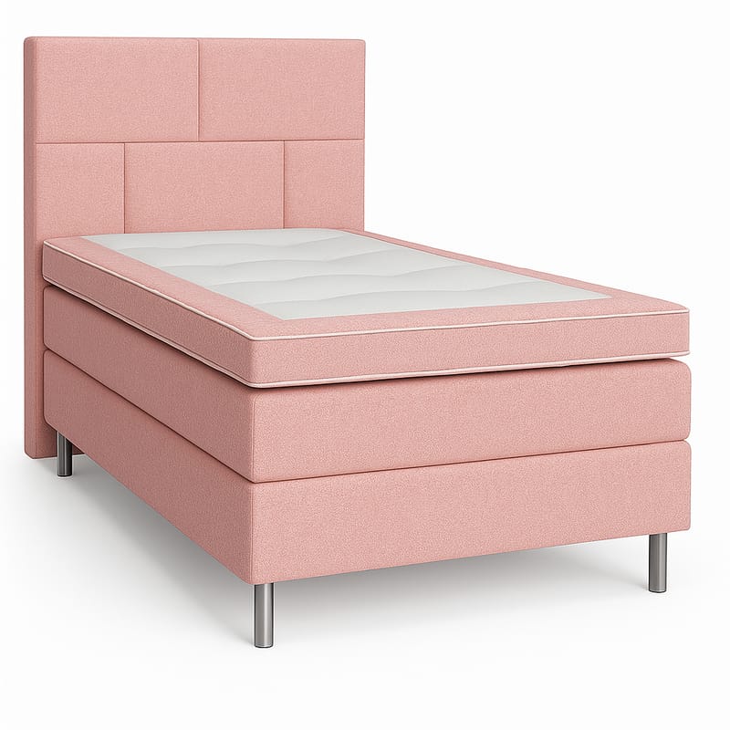 Säng 140x200 cm - Rosa - Hilton Deluxe, rosa