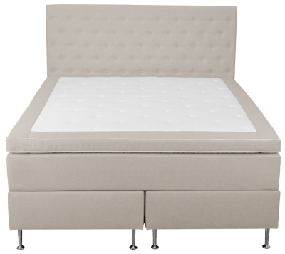 Säng 160x200 cm beige 5-zoner - beige valdos 12 - Products - Möbler - Säng - Kontinentalsäng