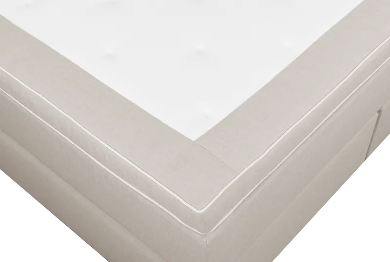 Säng 160x200 cm beige 5-zoner - beige valdos 12 - Products - Möbler - Säng - Kontinentalsäng