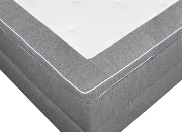Säng 180x200 cm grå pocket 5 zoner - grey zeugma v149 - Products - Möbler - Säng - Kontinentalsäng