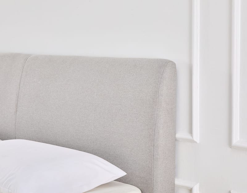 Sängram med förvaring 160 x 200 cm - Grå - Grå - Products - Möbler - Säng - Säng med förvaring