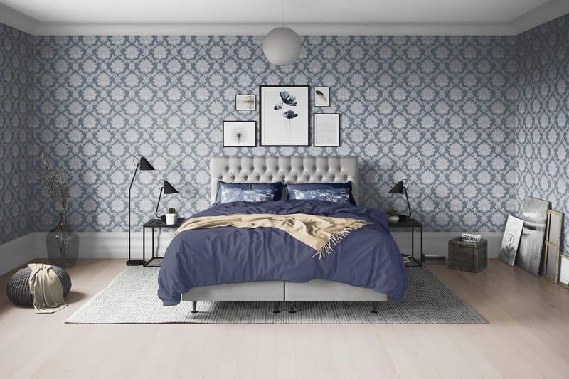 Joluma Sänggavel 140 Knappar - Ljusgrå - Products - Möbler - Säng - Sängtillbehör & sänggavel - Sänggavel